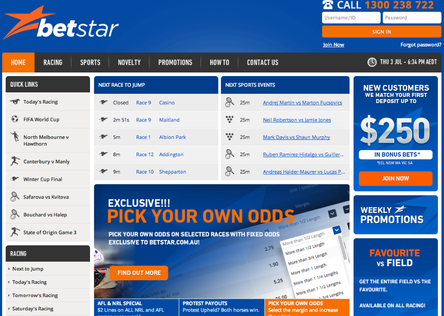  Betstar официальный сайт
