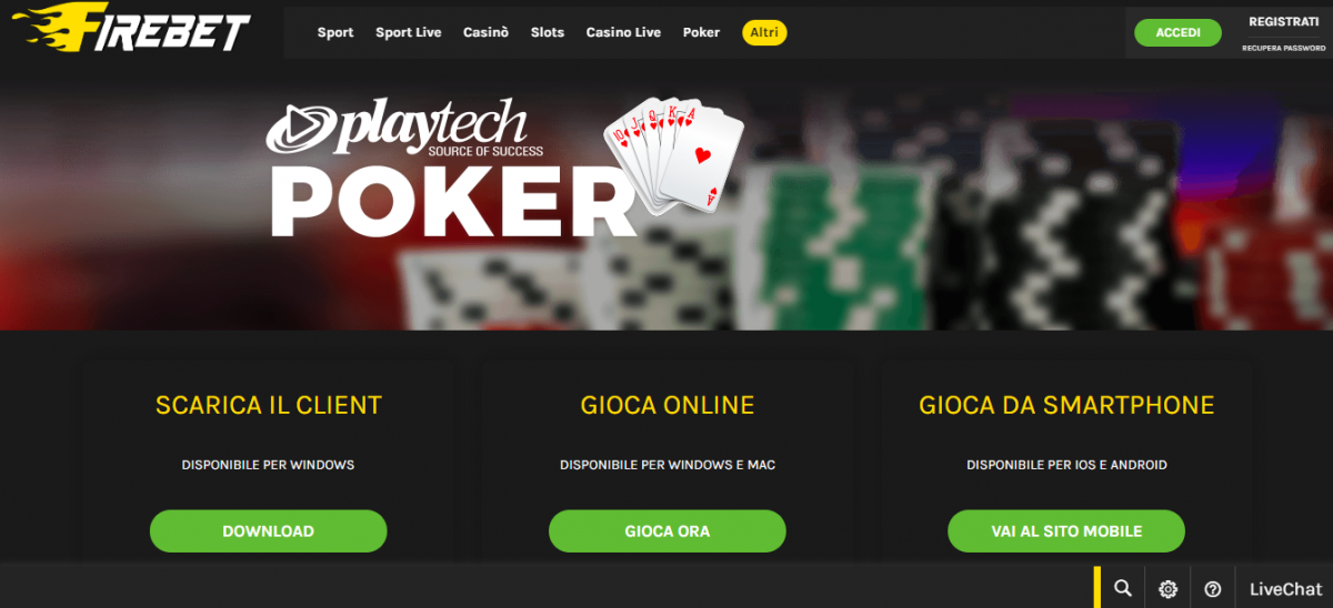 FireBet покер онлайн