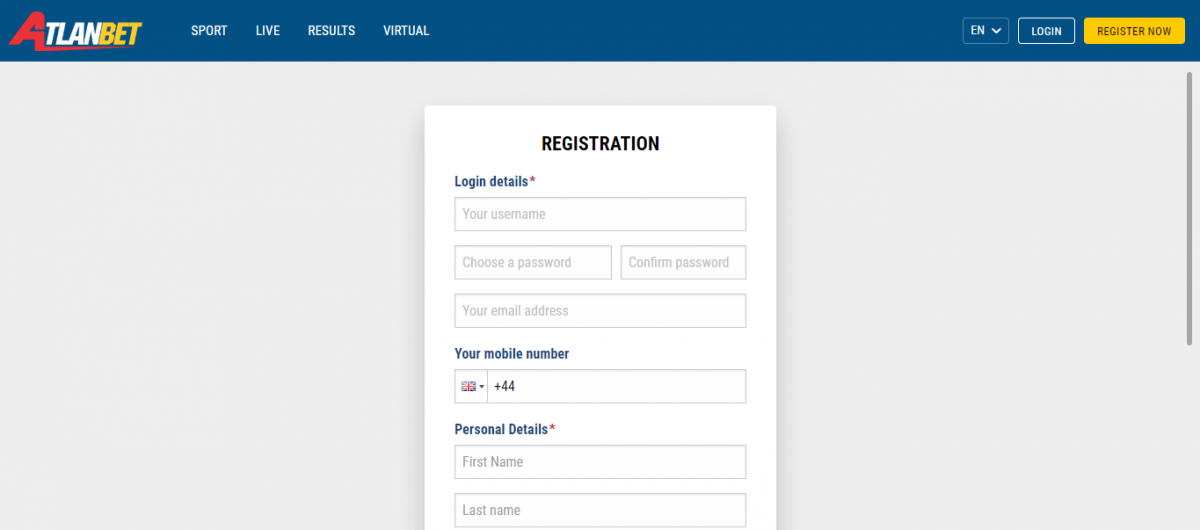 Atlanbet регистрация