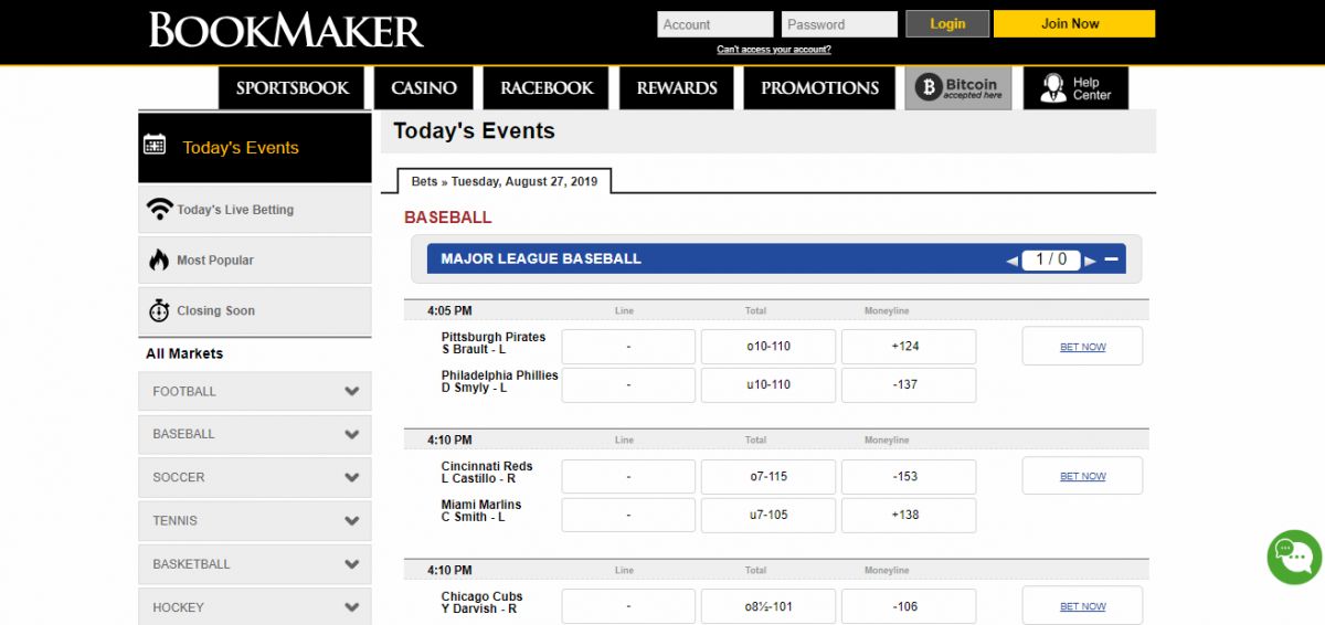 bookmaker ставки на спорт