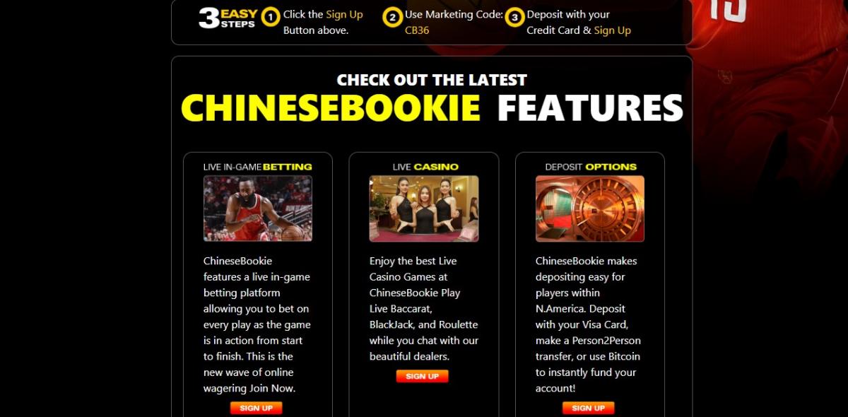 ChineseBookie бонусы 